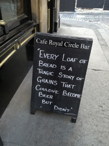 Funny wisdom, Edinburgh.